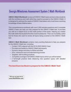 Georgia Milestones Assessment System Math Workbook: 3rd Grade Math Exercises Activities and Two Full-Length GMAS Math Practice Tests