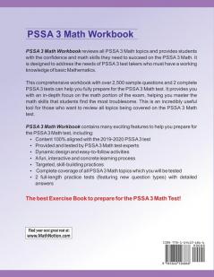 PSSA Math Workbook: 3rd Grade Math Exercises Activities and Two Full-Length PSSA Math Practice Tests