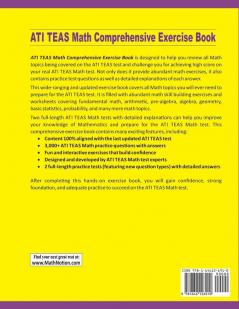 ATI TEAS Math Comprehensive Exercise Book: Abundant Math Skill Building Exercises