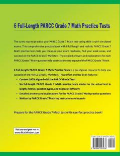 6 Full-Length PARCC Grade 7 Math Practice Tests: Extra Test Prep to Help Ace the PARCC Grade 7 Math Test