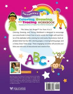 Fun from A to Z: Coloring Drawing and Tracing Workbook