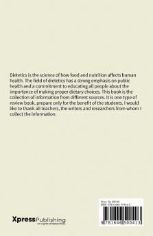 The Textbook On Dietetics All We Should Know About Disease And Its Relation To Foods