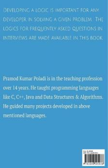 Logic Building using C Language : Enhances the Coding Skills