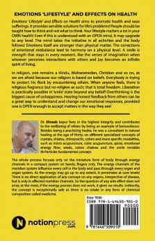 Emotions ‘Lifestyle’ and Effects on Health : True Health Fundamentally Means to Be in Tune with Nature Both Inner and Outer!