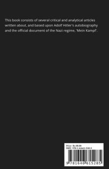 Adolf Hitler: An Analysis Of Mein Kampf