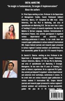 Digital Marketing "An Insight To Fundamentals Strategies & Implementations"