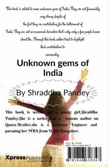 Unknown gems of India : Extraordinary Indians