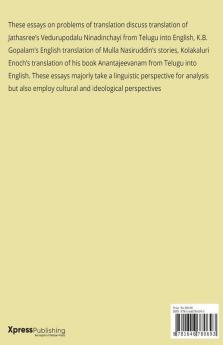 A socio - cultural linguistic analysis of translation from Telugu to English : A case study : A socio - cultural linguistic analysis of translation from Telugu to English : A case study