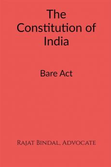 The Constitution of India : Bare Act