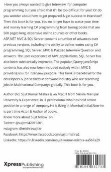 Dot Net & Mvc Interview Questions: Interview Preparation (Volume Book 2)