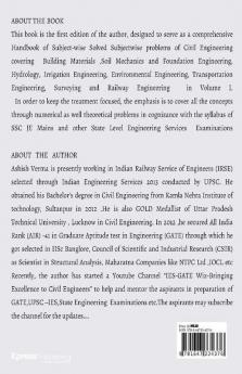 Civil Engineeering Practice Book For SSC JE Mains and State Engineering Services Exams Solved Conventional Problems (Subjectwise)-Vol 1
