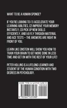 Learn Like Einstein: Memorize More Read Faster Focus Better and Master Anything With Ease... Become An Expert in Record Time