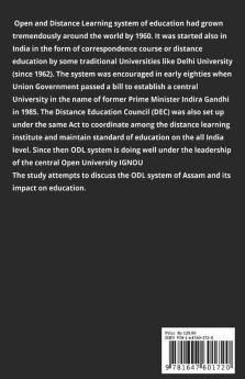 Open And Distance Learning Education Mode In India: A Study In Assam