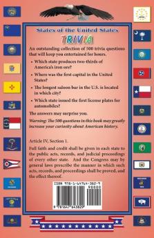 States of the United States Trivia