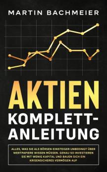 Aktien Komplett-Anleitung: Alles was Sie als Börsen-Einsteiger unbedingt über Wertpapiere wissen müssen. Genau so investieren Sie mit wenig Kapital und bauen sich ein krisensicheres Vermögen auf