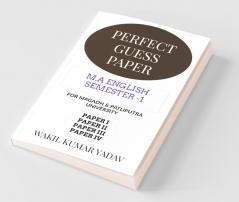 Perfect Guess Paper M.A English Semester -1
