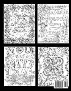 Love Quotes Inspirational Coloring Book