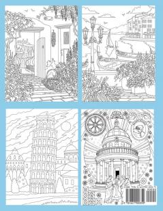 Enchanting Italy Coloring Book