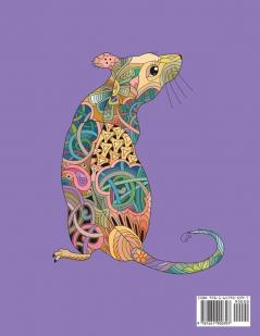 Rat Coloring Book for Adults: Includes 30 Dazzling Rat Designs to Color