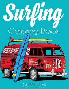 Surfing Coloring Book: An Adult Coloring of Surf Waves and Ocean