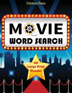 Movie Word Search: 101 Large Print Puzzles