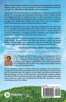 When Heaven Meets Earth: Making Meaning Of The Marital Journey Through The Lens Of The Seven Hindu Vows