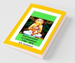 God Incarnated As Chidambara 1758-1816