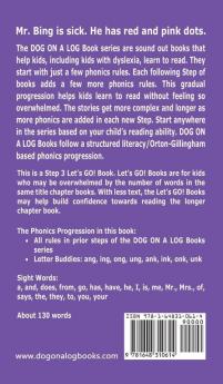 Mr. Bing Has Hen Dots: Sound-Out Phonics Books Help Developing Readers including Students with Dyslexia Learn to Read (Step 3 in a Systematic Series ... Books): 11 (Dog on a Log Let's Go! Books)