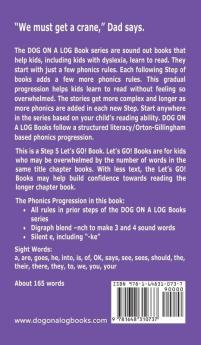 The Crane At The Cave: Sound-Out Phonics Books Help Developing Readers including Students with Dyslexia Learn to Read (Step 5 in a Systematic Series ... Books): 22 (Dog on a Log Let's Go! Books)