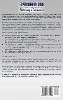 Empath Survival Guide: How to Make Your Personality a Superpower: Embrace The Gift of Empathy Learn How to Protect Yourself From Narcissistic Relationships and Welcome Your Happiest Self