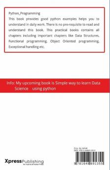 Python Pragramming By Nireekshan: Simple Way To Learn Python