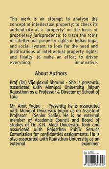 Concept Of Intellectual Property Rights A Jurisprudential Analysis