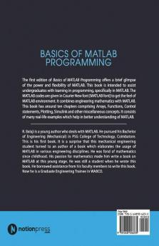 Basics Of Matlab Programming