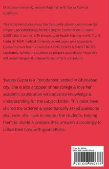 M.D.S Examination Questions Paper Wise And Tips To Attempt Questions	 : Dr. N.T.R University Of Health Sciences Kuhs Tamil Nadu Dr. Mgr Medical University.