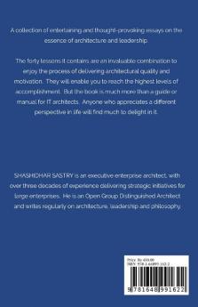 In My Experience: Forty Essays On Architecture & Leadership: Forty Essays On Architecture And Leadership