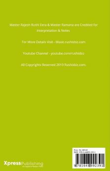 Best 41 AR.Rehman Telugu Songs (Ver 1.0) - Western (ABCD) Format: RUSHISBIZ PIANO NOTES - (Video Links+Notes+Scales+Index) - MEDIUM SIZE (6X9 BOOK)