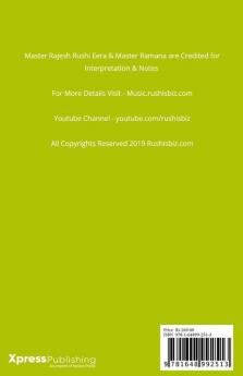 Best 33 Ilaiyaraaja Tamil Songs (Ver 1.0) - Western (ABCD) Format: RUSHISBIZ PIANO NOTES - (Video Links+Notes+Scales+Index) - MEDIUM SIZE (6X9 BOOK)