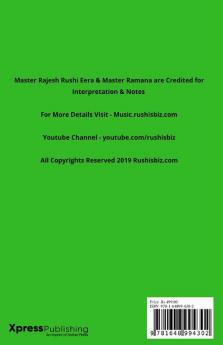103 Hindi Songs (Ver 1.0)  - Western (ABCD) Format – VOL 2: RUSHISBIZ PIANO NOTES - (Video Links+Notes+Scales+Index) - MEDIUM SIZE (6X9 BOOK)
