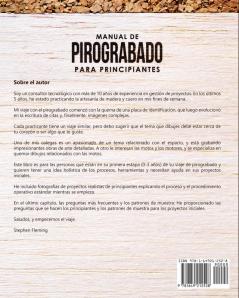 Manual de pirograbado para principiantes: Guía para aprender sobre el quemado de madera con proyectos y patrones para novatos