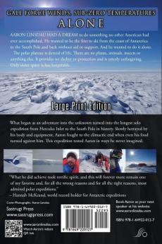 Antarctic Tears (LARGE PRINT): Determination Adversity and the Pursuit of a Dream at the Bottom of the World