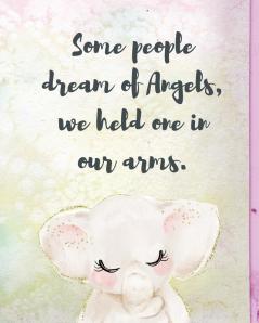 Some People Dream Of Angels We Held One In Our Arms: A Diary Of All The Things I Wish I Could Say - Newborn Memories - Grief Journal - Loss of a Baby ... Forever In Your Heart - Remember and Reflect