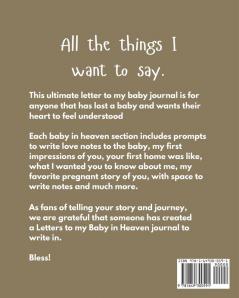 Heaven's Newest Angel: : A Diary Of All The Things I Wish I Could Say - Newborn Memories - Grief Journal - Loss of a Baby - Sorrowful Season - Forever In Your Heart - Remember and Reflect