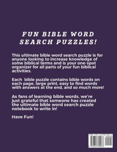 Word Search Bible Puzzle Book: Christian Living - Puzzles and Games - Spiritual Growth - Worship - Devotion