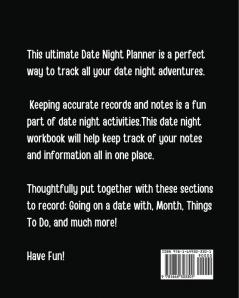 Spooky Date Night Planner: For Couples- Staying In Or Going Out - Relationship Goals