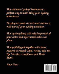 Cycling Journal For Women: Bike - MTB Notebook - For Cyclists - Trail Adventures