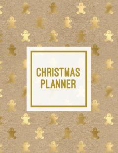 Christmas Planner: Family Holiday Organizer Gift List Pages Shopping & Budget Notes Calendar Journal Party Plan Book Christmas Card Address Notebook