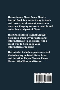 All My Chess Shit Chess Score Sheets: Record & Log Moves Games Score Player Chess Club Member Journal Gift Notebook Book Game Scorebook