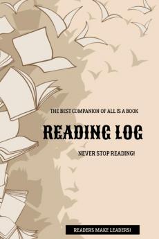 Reading Log: Record Review & Track Books & Pages Read Book Lovers Gift Journal