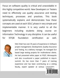 Uncovering Software Quality : Practical approach to Software Quality Assurance and Testing