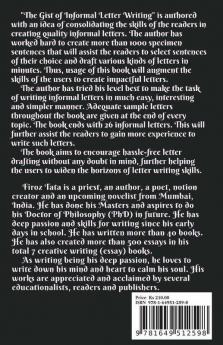 The Gist of Informal Letter Writing : (Part I) Social and Private Letters